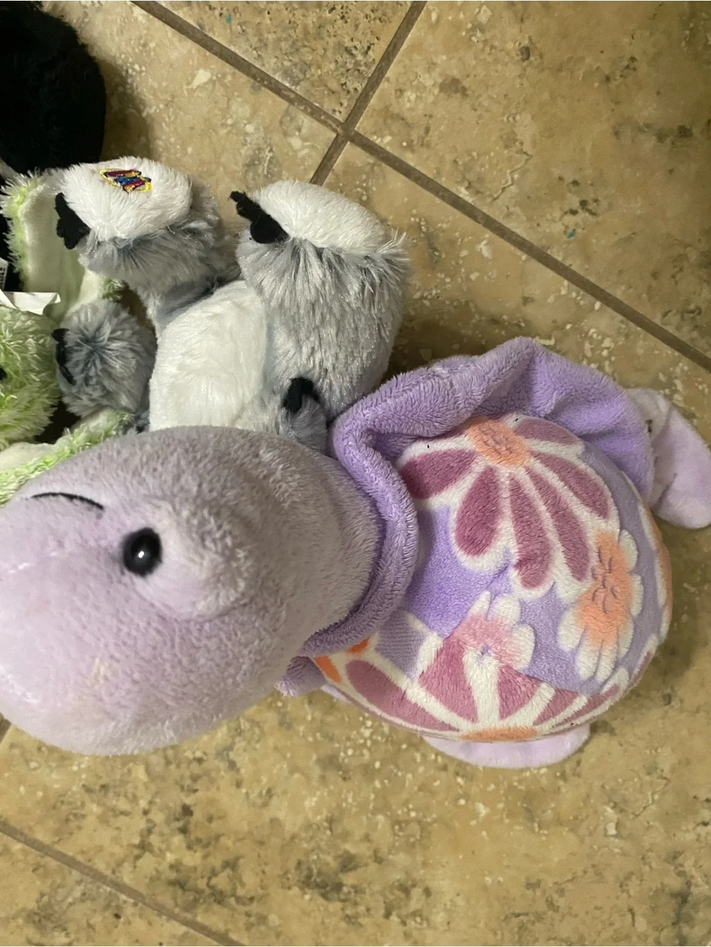 Lot of 6 Ganz Webkinz & Lil'Kinz Plush Toys Turtle, Bear, Koala, Elephants Bird